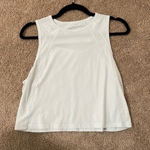 Lululemon Sculpt Cropped Tank Top *Back Vent